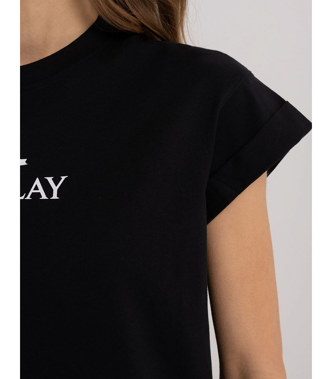 PURE LOGO オーガニックコットンジャージーT 詳細画像 ブラック 3